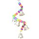 Small Colorful Beads with bells for bird Toy